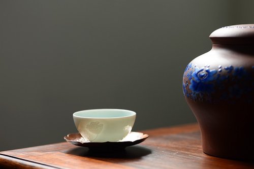 美壶定制紫砂壶 美壶定做 精品粉彩茶叶罐 浑厚大气 古朴之风 原矿紫泥