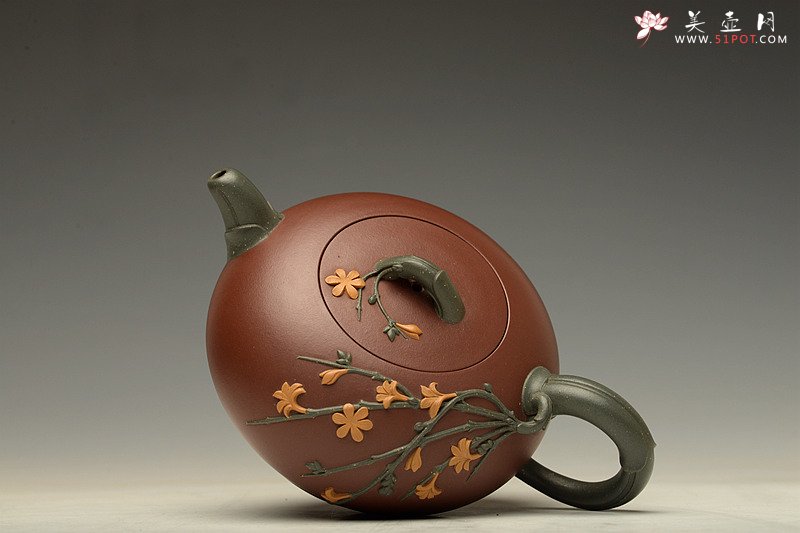 紫砂壶图片：当今实力派黄云云作品  迎春花 - 美壶网
