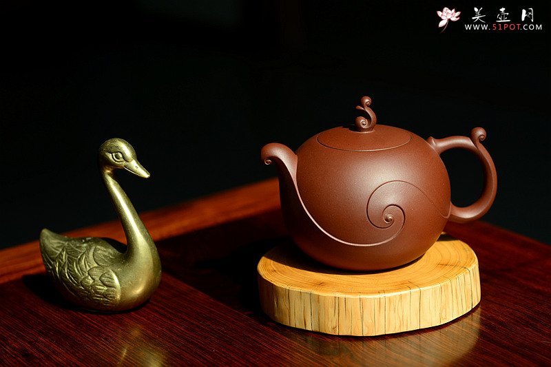 紫砂壶图片：于洪霞甲午年最新原创力作 全手作品‘源’ 韵味十足~ - 美壶网