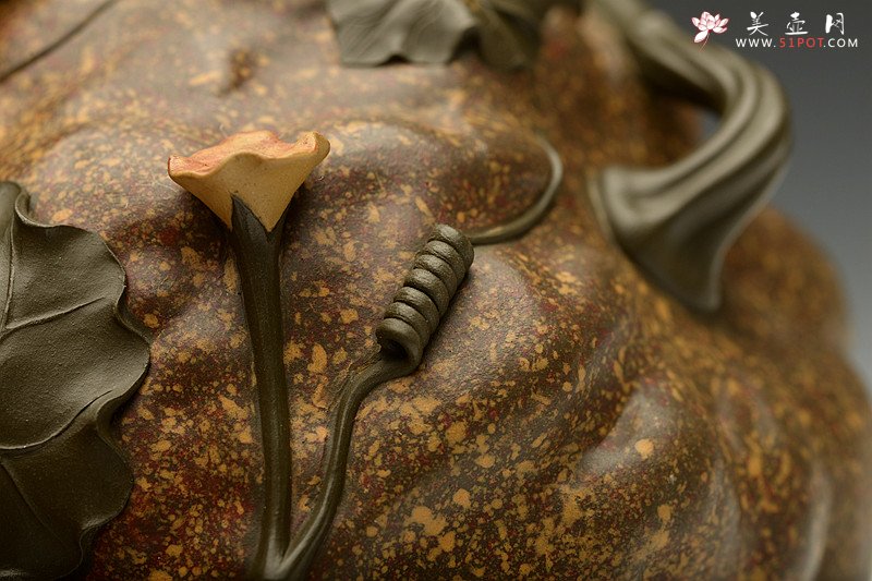 紫砂壶图片：写实风格之田园情趣~ 精品欣赏 - 美壶网