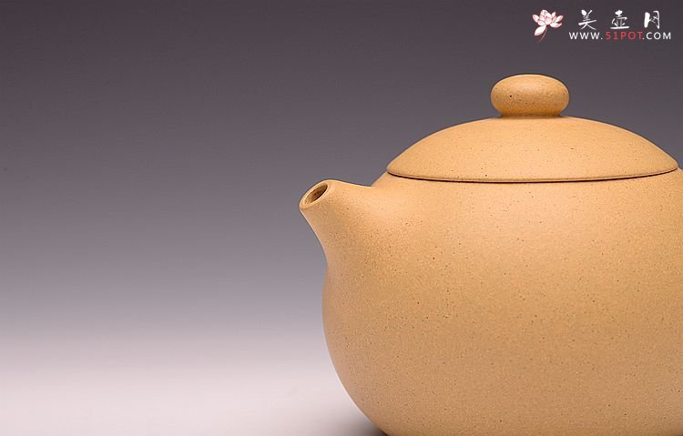 紫砂壶图片：助工之本绿西施 器形周正  - 美壶网