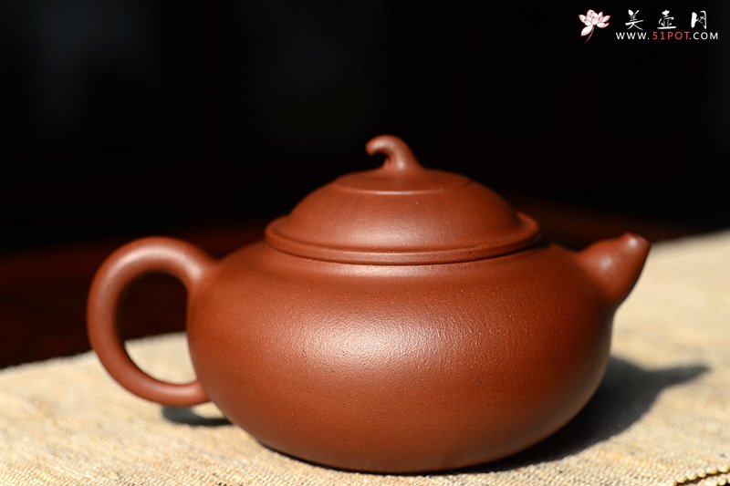 紫砂壶图片：张悦原创设计 全手福禄 敦厚可人极品底槽青~ 寓意吉祥 - 美壶网