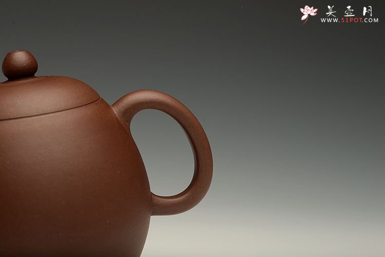 紫砂壶图片：周路健全手新作 挺拔有力 耐品实用  龙蛋壶 - 美壶网