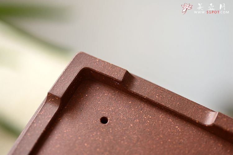 紫砂壶图片：清韵悠长 精工典范 小花盆 文房雅玩 国助和石装饰 - 美壶网