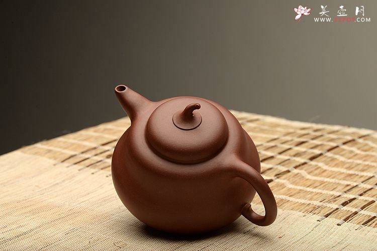 紫砂壶图片： 曼生十八式之全手一捺底葫芦 优质底槽青 经典代表作 - 美壶网