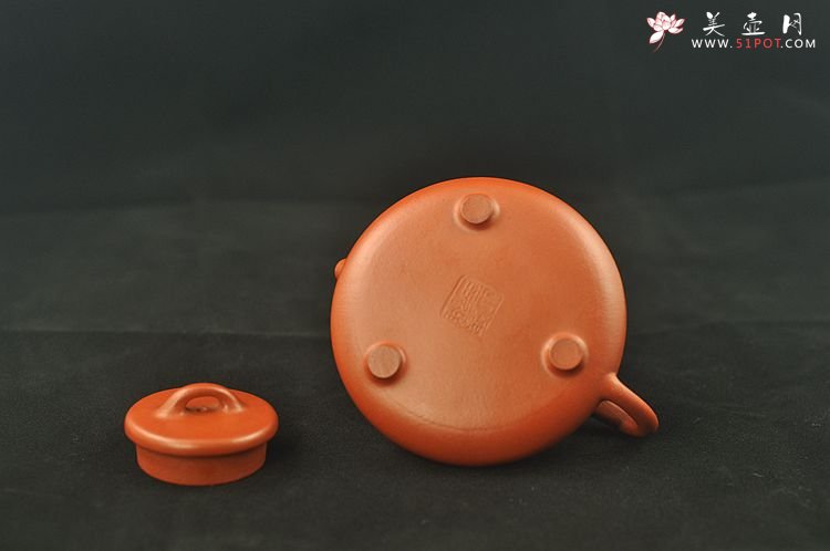 紫砂壶图片：难得成品 陈进惊艳之作 全手朱泥子冶石瓢 骨感挺拔 - 美壶网
