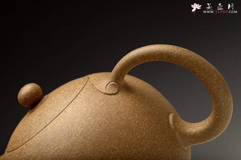 紫砂壶图片：深情连连 敦厚可人 优质段泥 全手嵌盖如意西施   - 美壶网