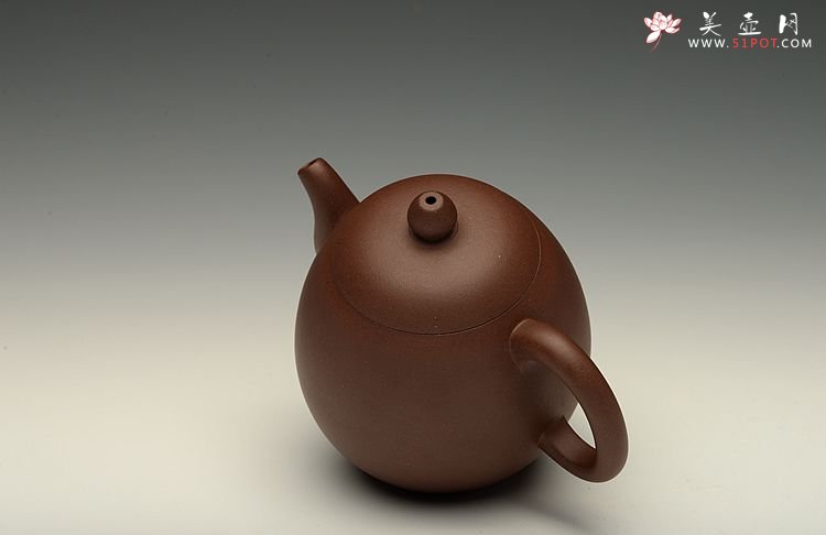 紫砂壶图片：周路健全手新作 挺拔有力 耐品实用  龙蛋壶 - 美壶网