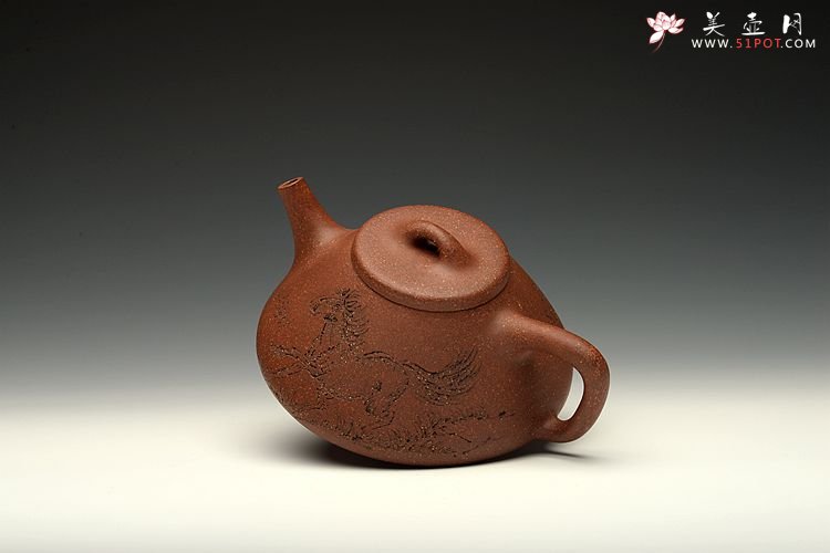 紫砂壶图片：周斌全手演绎 摹古子冶 不一样的风味~ 原矿鱼籽砂 - 美壶网
