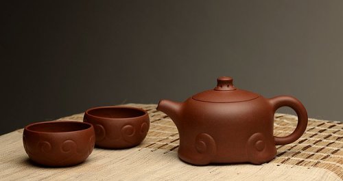 美壶定制紫砂壶 美壶特惠 优质青水泥   如意套壶 原矿清水泥