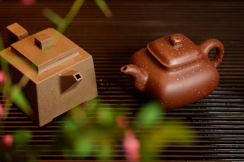 史金妹紫砂壶 醉美巧克力o(∩_∩)o  方圆之美 全手铺砂传炉 原矿底槽清