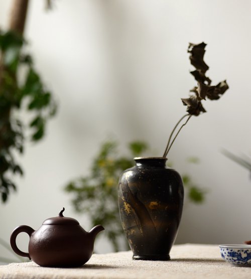 顾小英紫砂壶 生机曼妙 温润如玉 全手匏瓜 优质老紫泥 原矿紫泥