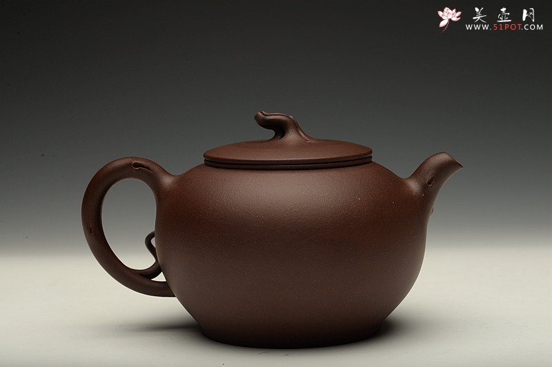 紫砂壶图片：进步之作 敦厚可人 简意花器 全手工双色惜春一对 - 美壶网