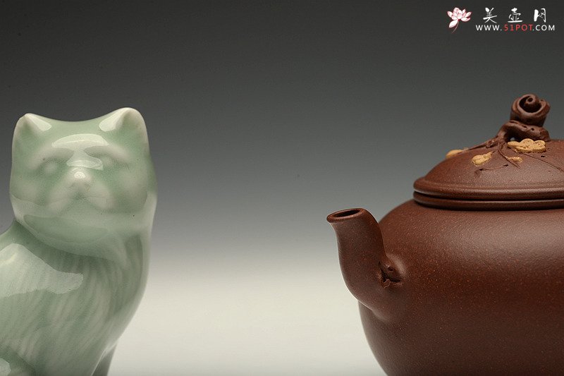 紫砂壶图片：潘丹初最新全手作品 精品小花货 迎春 秀雅小巧 - 美壶网