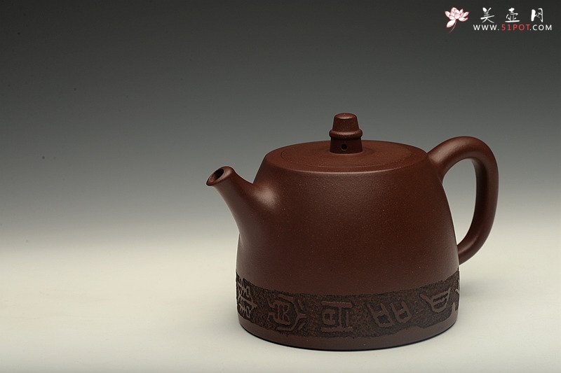 紫砂壶图片：经典作品 精品多细品 全手汉铎 张听刚啄砂装饰 - 美壶网