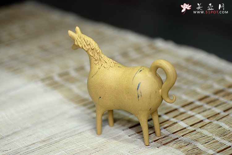 紫砂壶图片：马到吉象~ 施奇华特色文房茶宠 全手工 颇有玩味~ - 美壶网