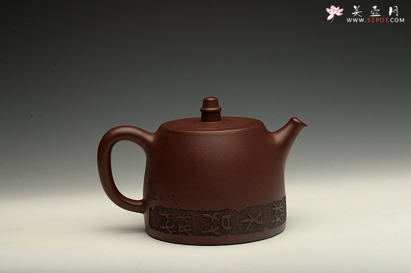 紫砂壶图片：经典作品 精品多细品 全手汉铎 张听刚啄砂装饰 - 美壶网