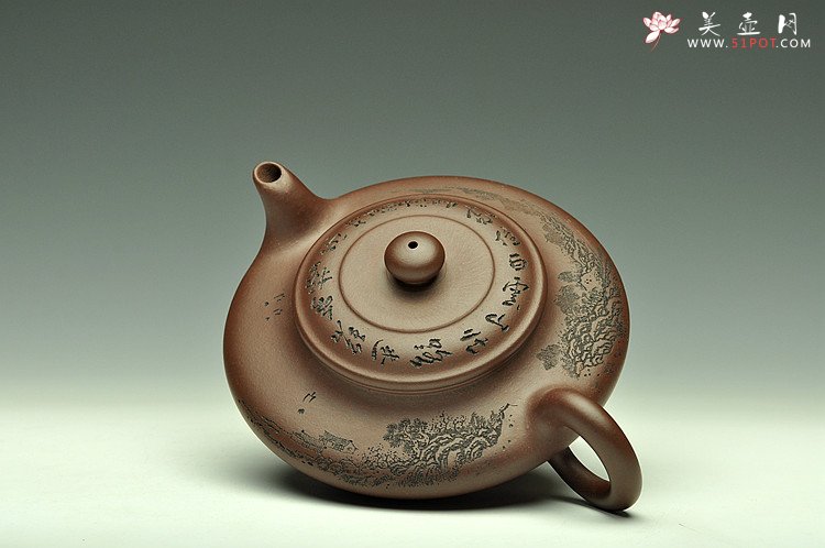 紫砂壶图片：虚扁 - 美壶网