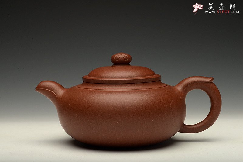 紫砂壶图片：精工实力派储俊伟代表作 厚雅飘逸  全手处处如意 - 美壶网