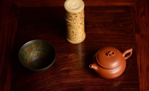 顾小英紫砂壶 功夫茶之朱泥小壶 灵秀之作  筑云 原矿朱泥