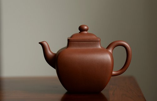 许学军紫砂壶 许学军最新力作 浑方寓圆 挺拔大气 全手方韵 原矿底槽清