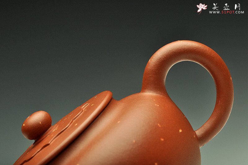 紫砂壶图片：温文尔雅 素雅精致  全手铺砂明华 - 美壶网