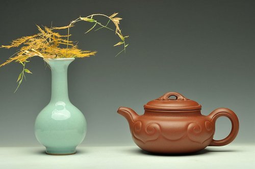 史金妹紫砂壶 线条流畅 精工典范 红皮龙称心如意 壶中贵妃 红皮龙