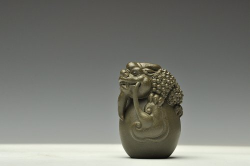 美壶定制紫砂壶 做工精致 神态细腻~ 如意绿龙 