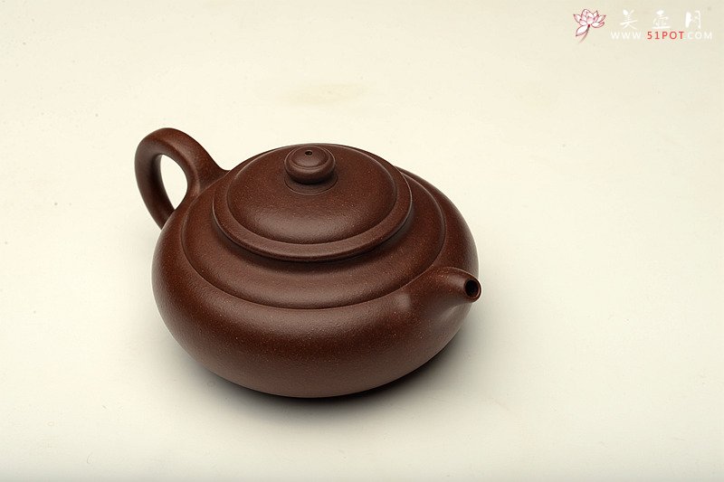紫砂壶图片：线条优美 饱满精致 全手想泉 传统经典 - 美壶网