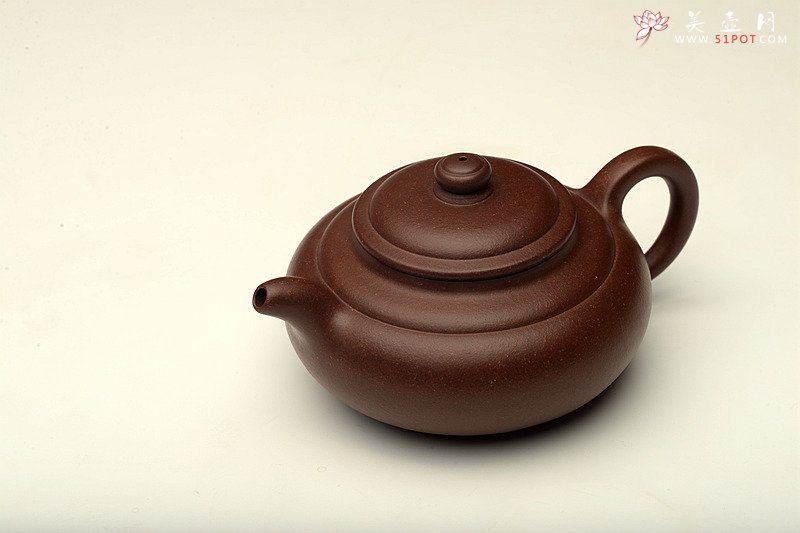 紫砂壶图片：线条优美 饱满精致 全手想泉 传统经典 - 美壶网