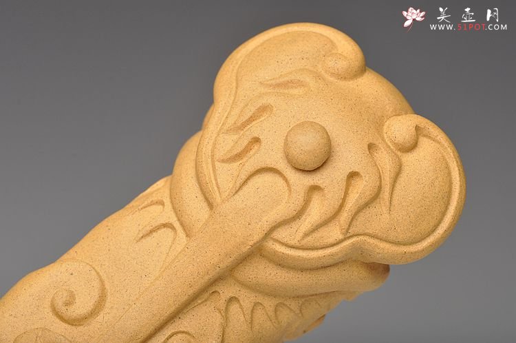 紫砂壶图片：精品茶宠如意狗 福猪 灵蛇 云龙 - 美壶网