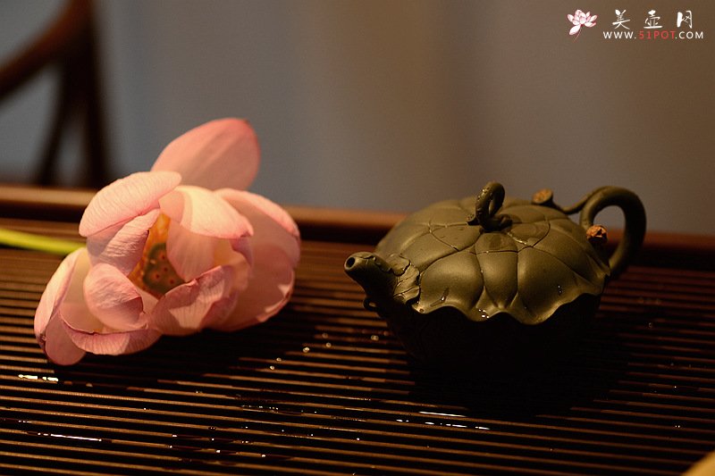 紫砂壶图片：习习清风 莲莲动情o(∩_∩)o  荷叶清风 孙伟强张新亚原创新品 夏雨荷 - 美壶网