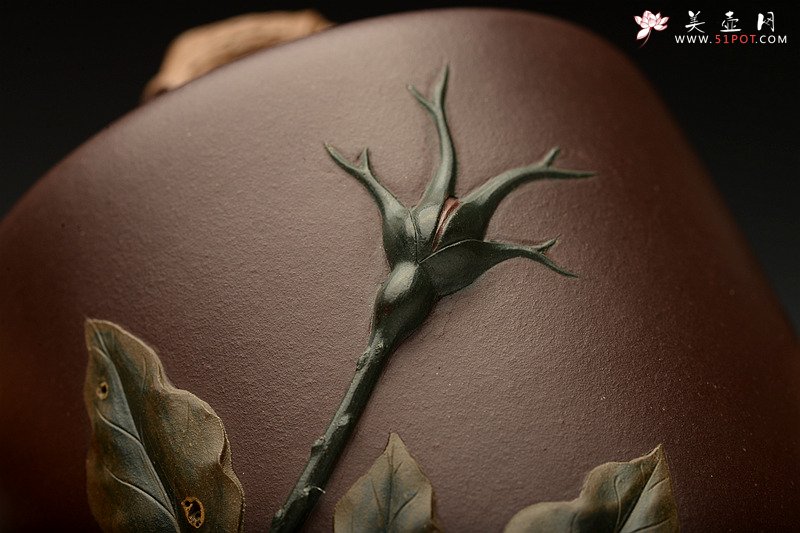 紫砂壶图片：那些花儿之月季花~ 精品重器 大美无言o(∩_∩)o  - 美壶网