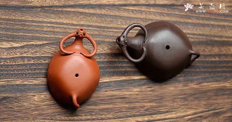 紫砂壶图片：施奇华最新文房水滴 好玩的茶宠 ~一对水牛o(∩_∩)o  - 美壶网