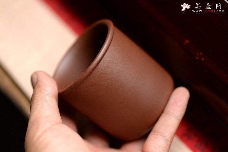 紫砂壶图片：优质纯料 素雅静气~ 斋杯  - 美壶网