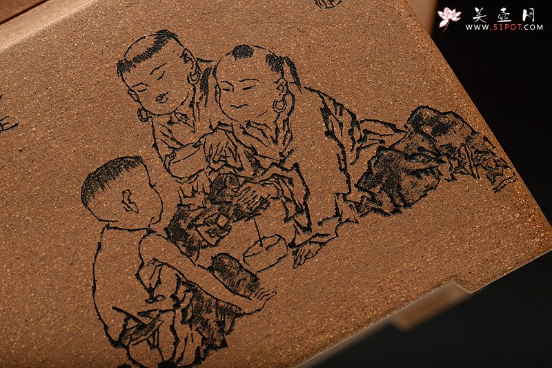 紫砂壶图片：精品老段 古韵十足 挺拔刚劲 全手镶片 中正壶 - 美壶网