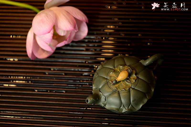 紫砂壶图片：习习清风 莲莲动情o(∩_∩)o  荷叶清风 孙伟强张新亚原创新品 夏雨荷 - 美壶网