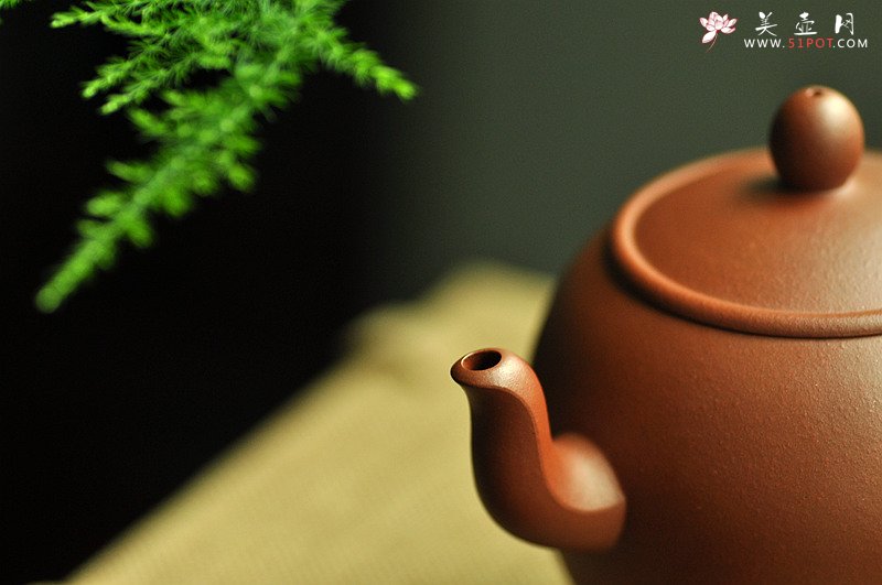 紫砂壶图片：款款深情 线条优美  夏艳美人~ 茶盘尤物o(∩_∩)o  - 美壶网