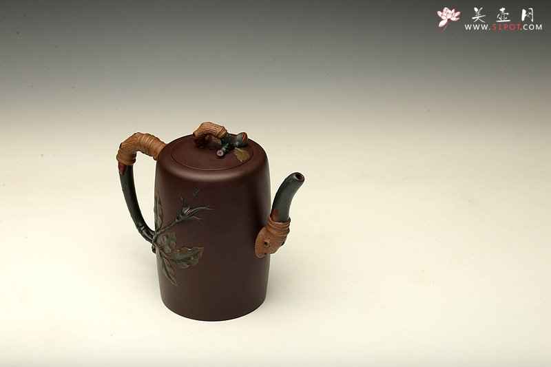 紫砂壶图片：那些花儿之月季花~ 精品重器 大美无言o(∩_∩)o  - 美壶网