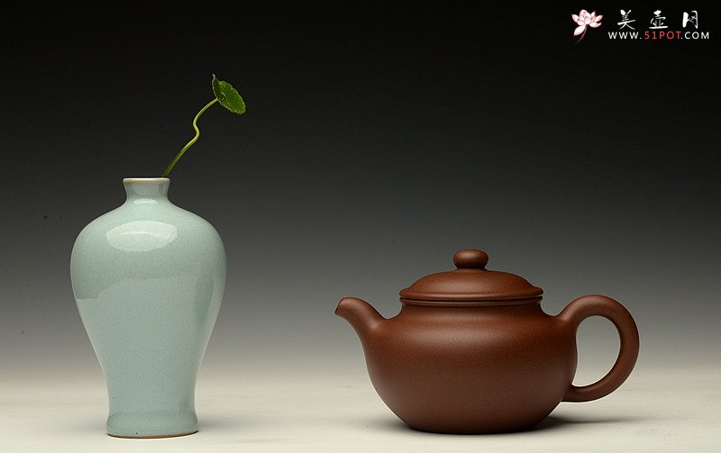 紫砂壶图片：邵春良最新作品 光素柔和 质朴大方 全手莲子 - 美壶网