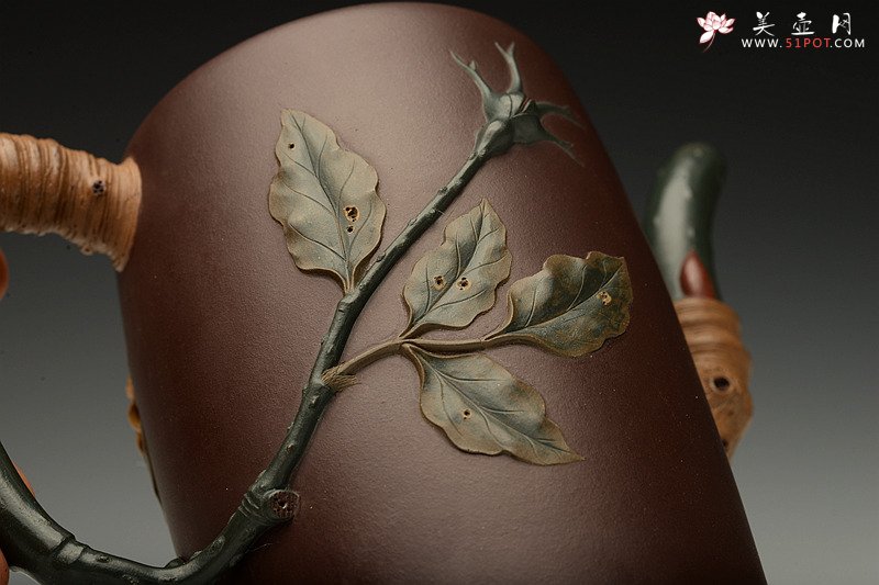 紫砂壶图片：那些花儿之月季花~ 精品重器 大美无言o(∩_∩)o  - 美壶网