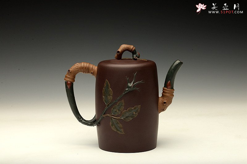 紫砂壶图片：那些花儿之月季花~ 精品重器 大美无言o(∩_∩)o  - 美壶网