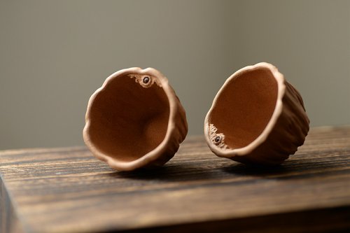 美壶定制紫砂壶 文气老段 学院派风格 全手莲蓬品茗杯 清凉一夏o(∩_∩)o  原矿段泥