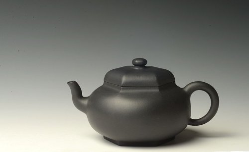 潘小东紫砂壶 潘小东新作 端庄秀丽 随方就圆 全手六方鼓腹 难度大~捂灰 原矿清水泥