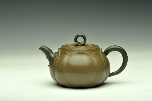 孙伟强紫砂壶 原创作品孙伟强张新亚合作 灵秀俊美    典雅大气 原矿绿泥