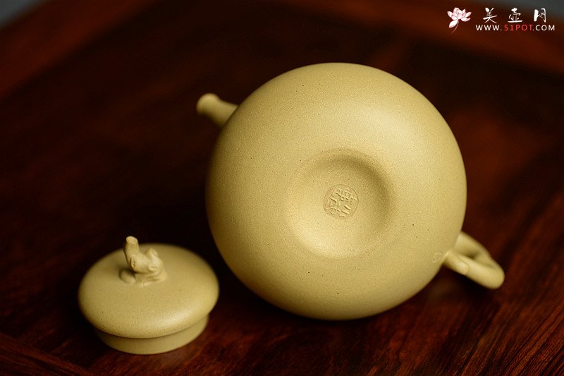 紫砂壶图片：潘小东原创 文气雅致 采意化型 全手禅缘 - 美壶网