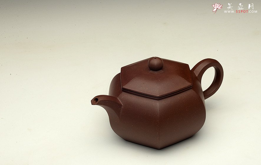 紫砂壶图片：何卫枫新作 面面得体 大口实用 全手醉六方 - 美壶网