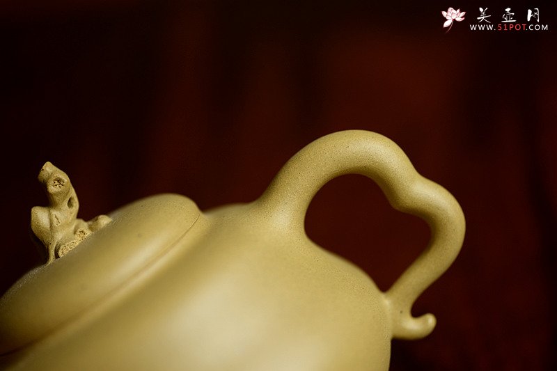 紫砂壶图片：潘小东原创 文气雅致 采意化型 全手禅缘 - 美壶网