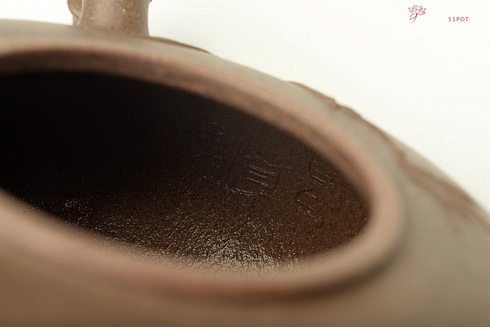 紫砂壶图片：实力派潘丹初 优质青段 国画入壶 秀雅文气 全手原创福竹o(∩_∩)o  - 美壶网