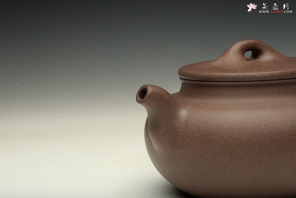 紫砂壶图片：美壶特惠 温文尔雅 青灰泥  融古一式 - 美壶网